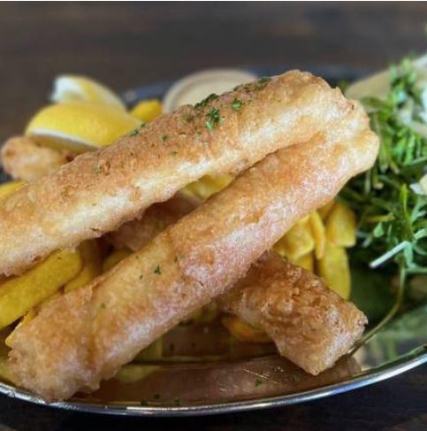 Beer Battered Flathead (NZ) and Chips