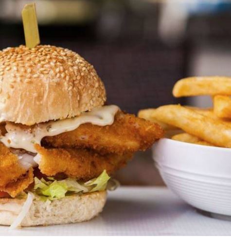 Fish Burger & Chips